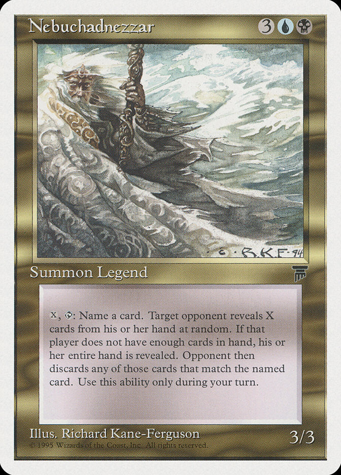 MTG Card Title: Nebuchadnezzar CHR/80