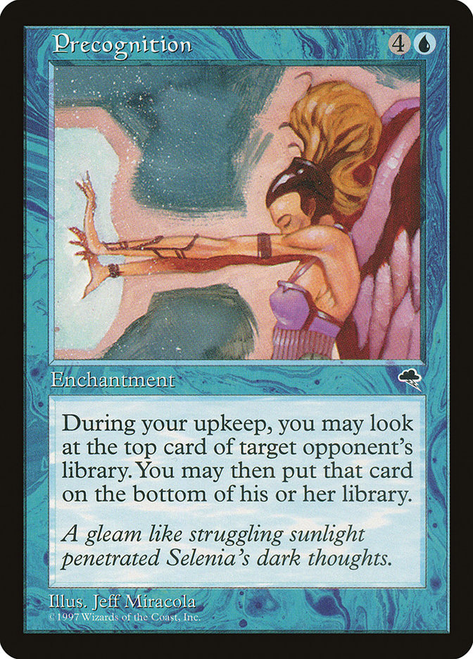 MTG Card Title: Precognition TMP/79