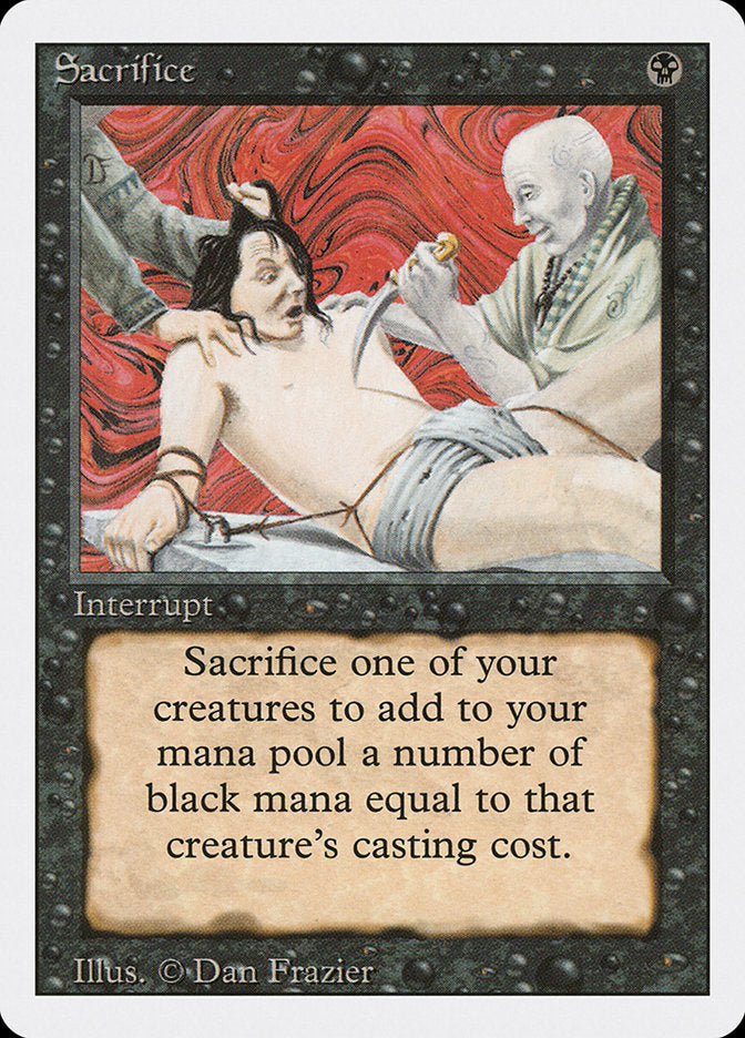 MTG Card Title: Sacrifice 3ED/126