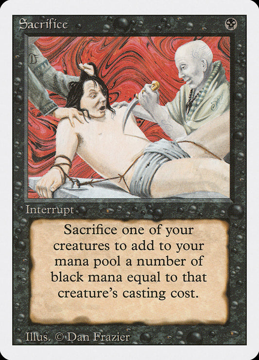 MTG Card Title: Sacrifice 3ED/126