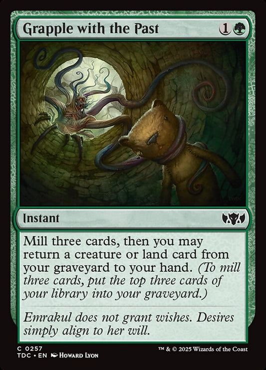 MTG Card Title: Grapple with the Past TDC/257