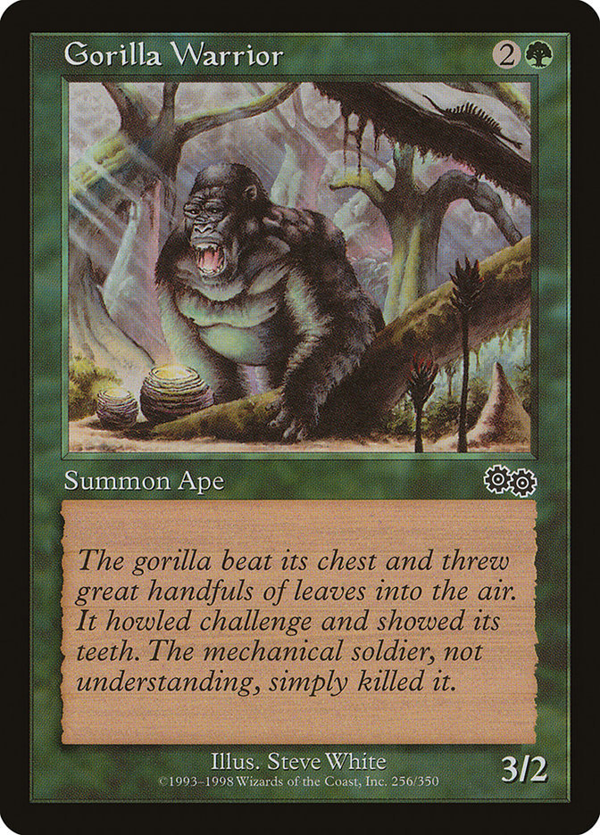 MTG Card Title: Gorilla Warrior USG/256
