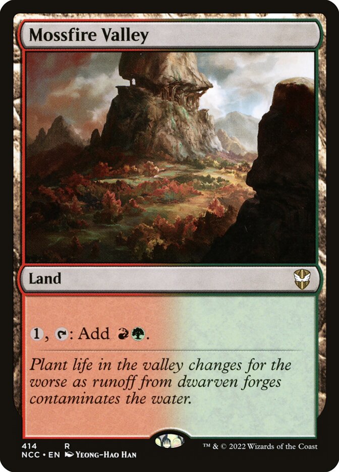 MTG Card Title: Mossfire Valley NCC/414