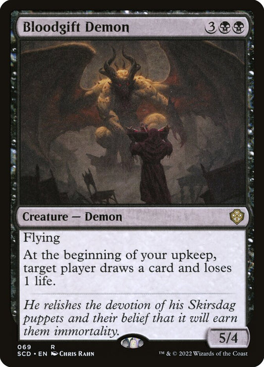 MTG Card Title: Bloodgift Demon SCD/69