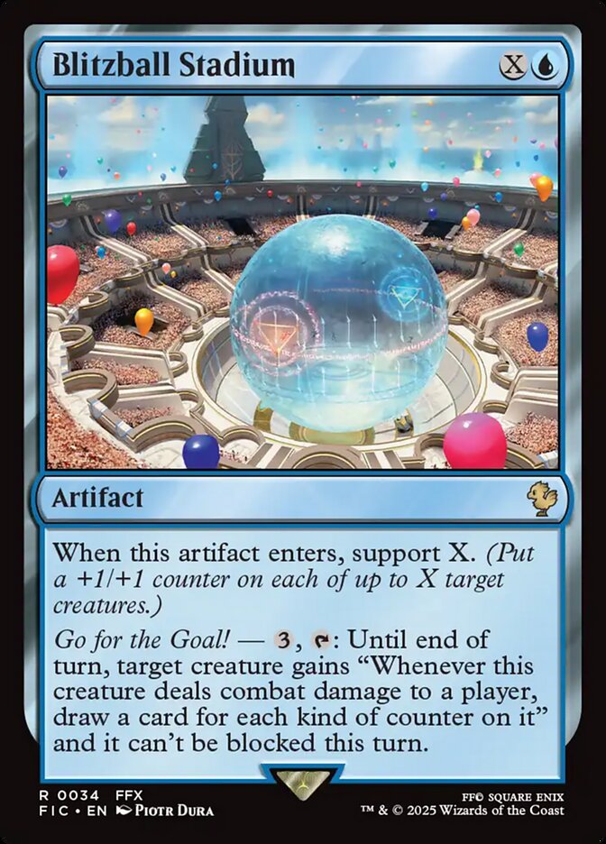 MTG Card Title: Blitzball Stadium FIC/34