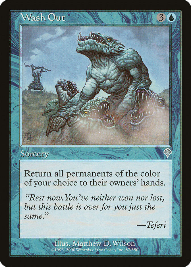 MTG Card Title: Wash Out INV/87