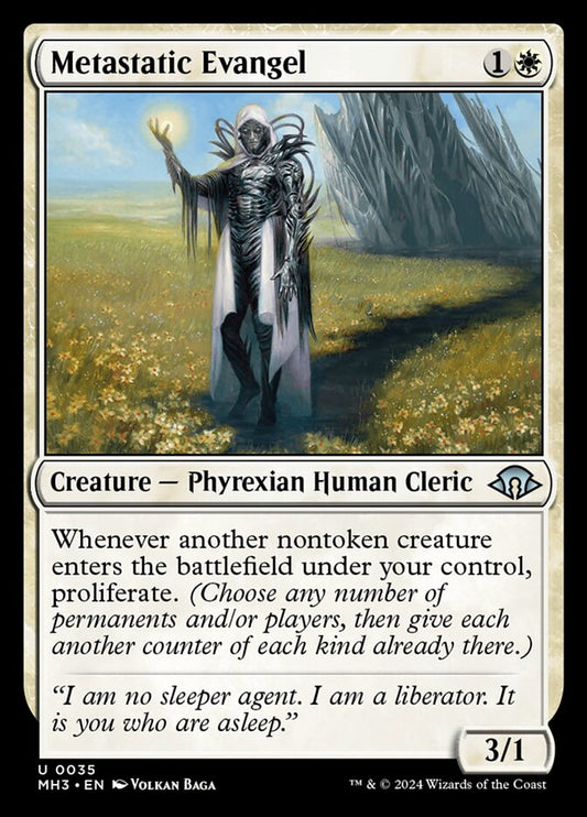 MTG Card Title: Metastatic Evangel MH3/35