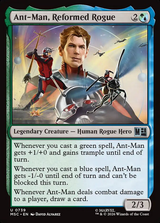 MTG Card Title: Ant-Man, Reformed Rogue MSC/739