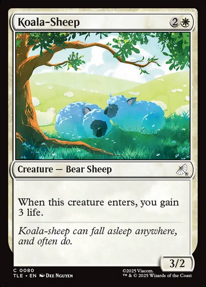 MTG Card Title: Koala-Sheep TLE/80