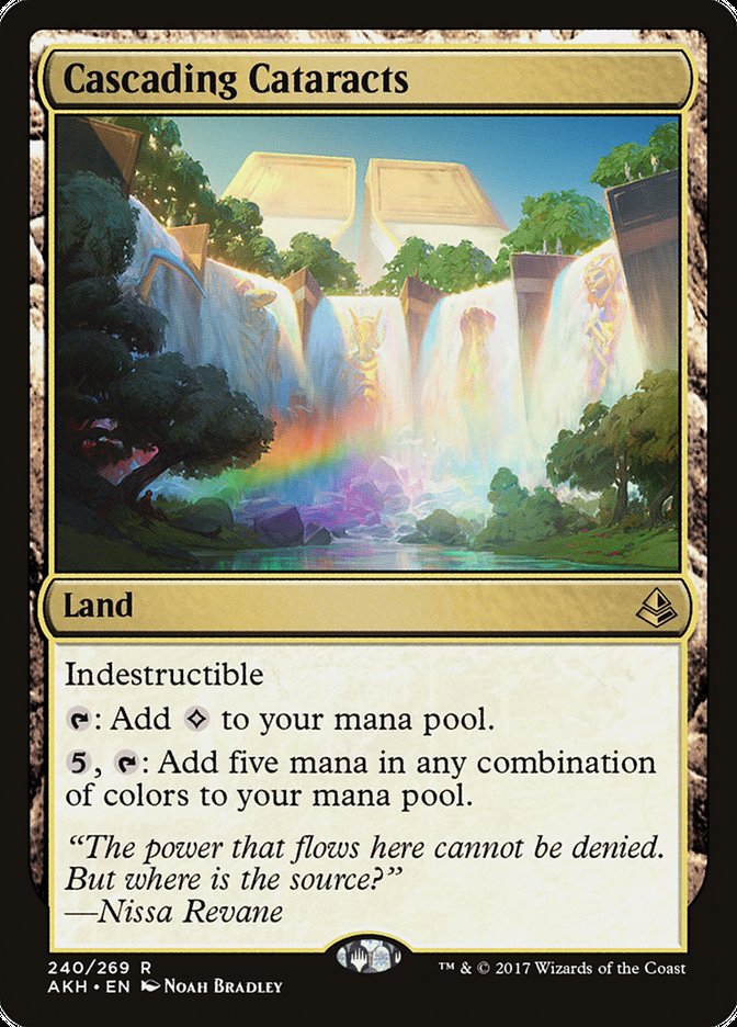 MTG Card Title: Cascading Cataracts AKH/240