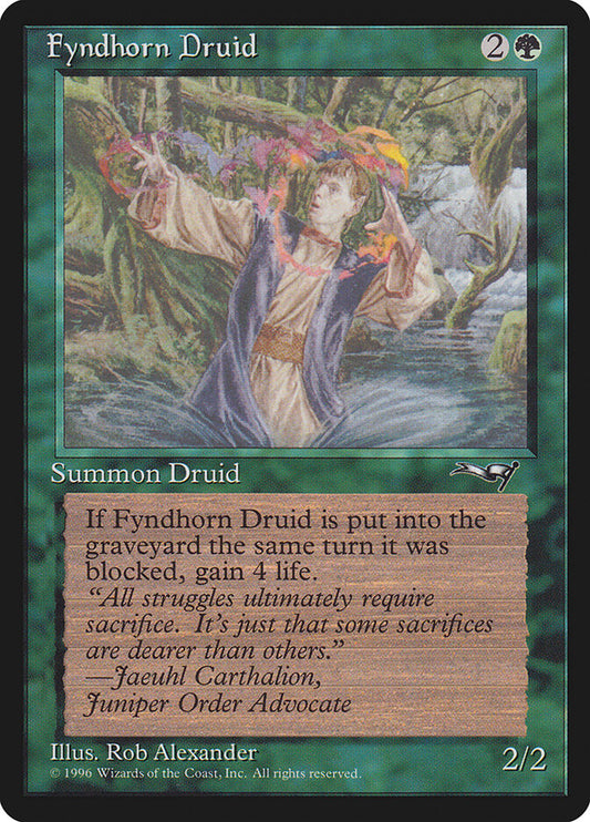 MTG Card Title: Fyndhorn Druid ALL/90a