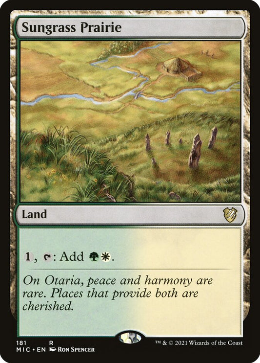 MTG Card Title: Sungrass Prairie MIC/181