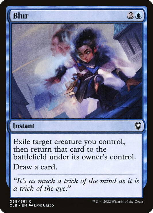 MTG Card Title: Blur CLB/58