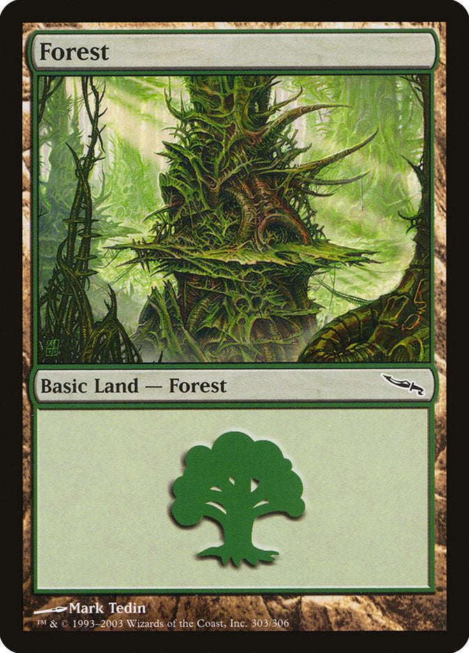 MTG Card Title: Forest MRD/303