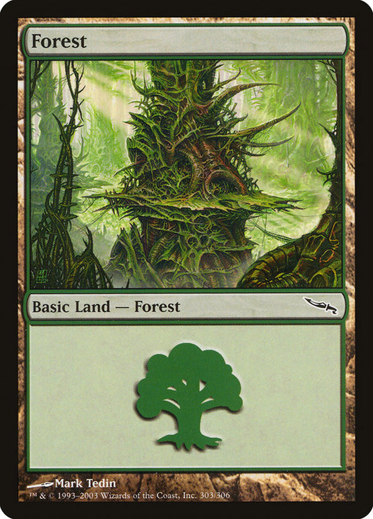 MTG Card Title: Forest MRD/303