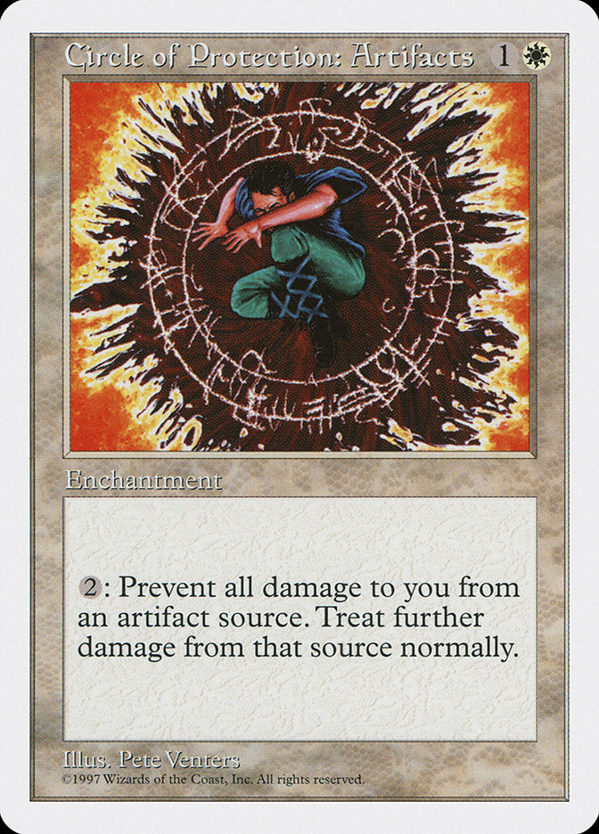MTG Card Title: Circle of Protection: Artifacts 5ED/16