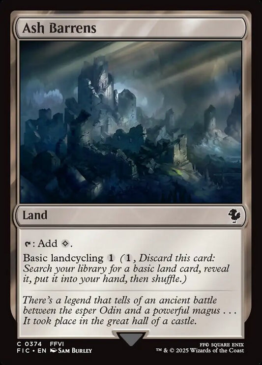 MTG Card Title: Ash Barrens FIC/374