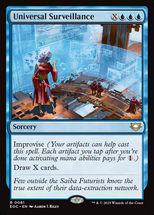 MTG Card Title: Universal Surveillance EOC/81