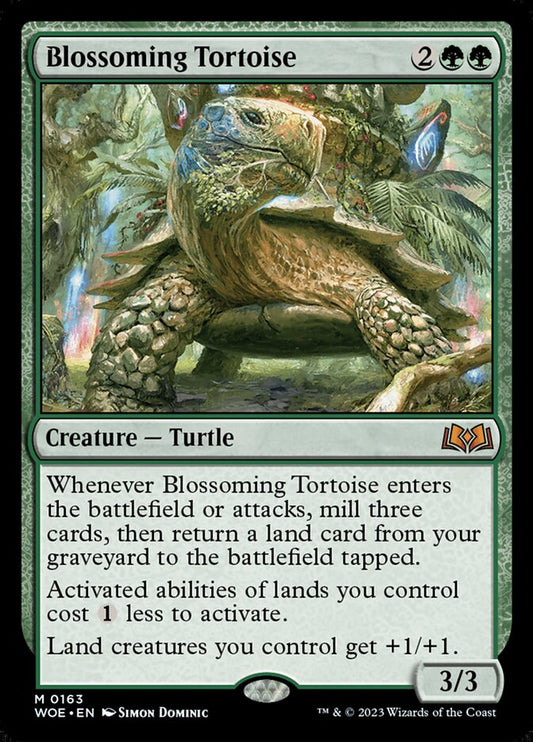 MTG Card Title: Blossoming Tortoise WOE/163