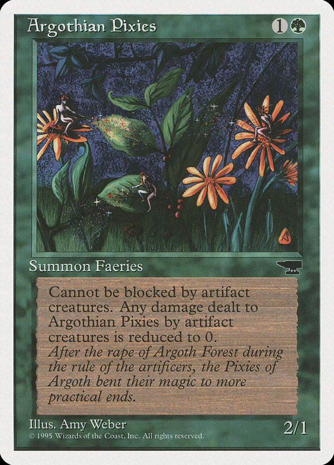 MTG Card Title: Argothian Pixies CHR/57
