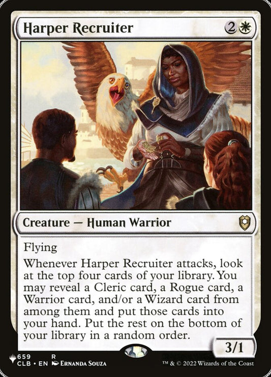 MTG Card Title: Harper Recruiter PLST/CLB-659