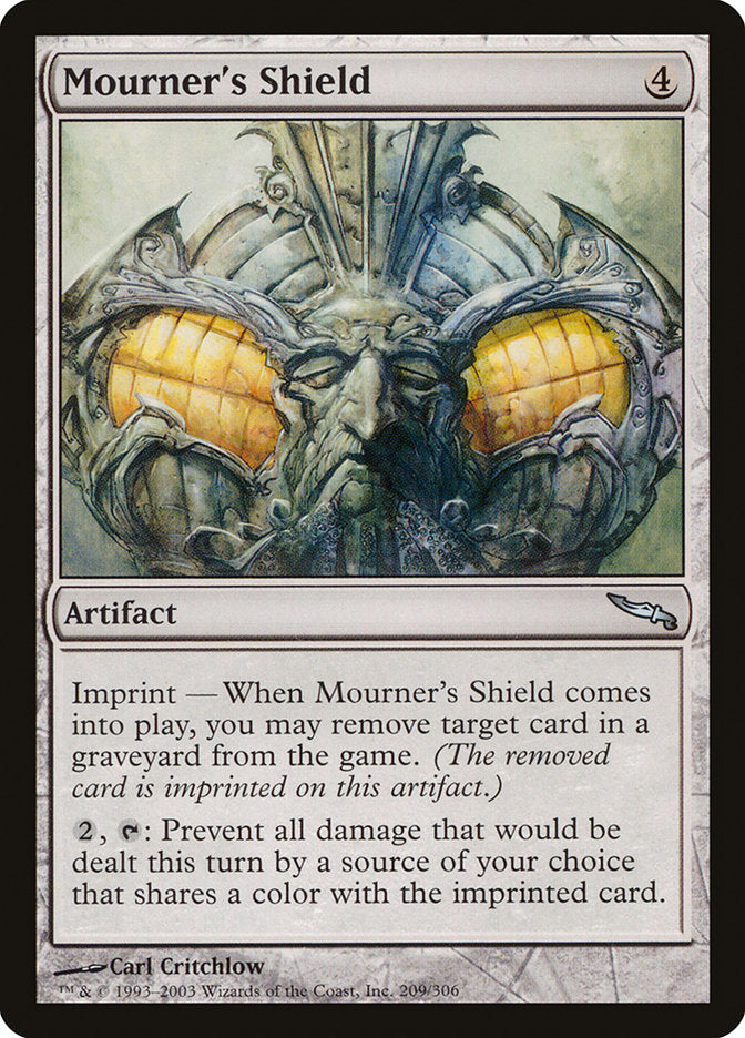 MTG Card Title: Mourner's Shield MRD/209