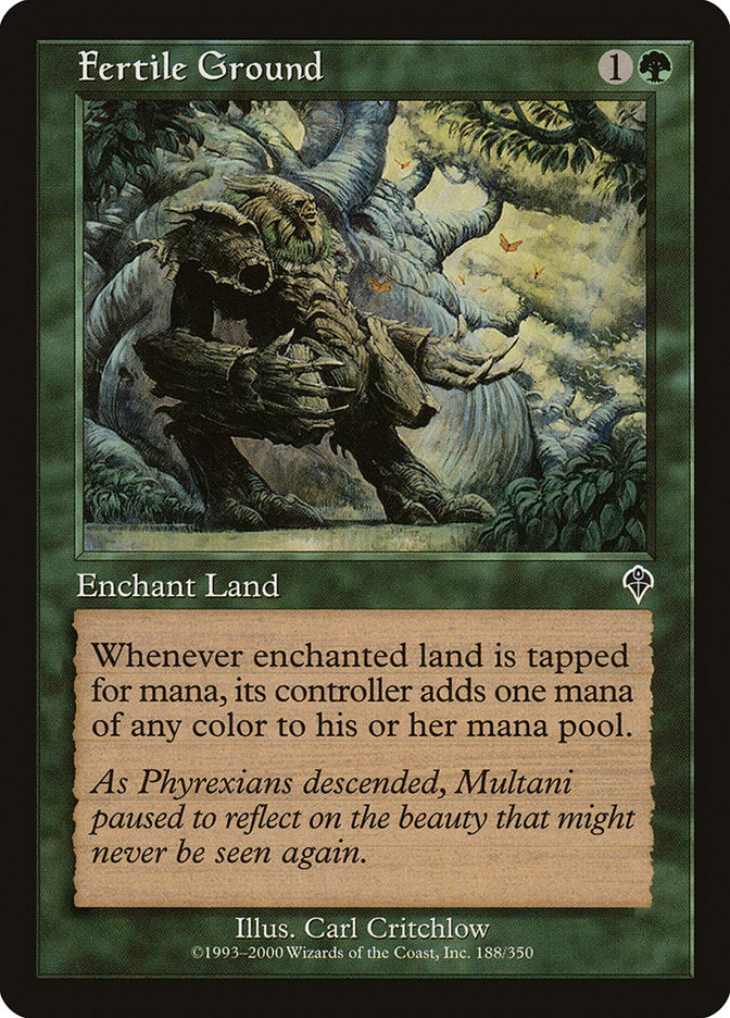 MTG Card Title: Fertile Ground INV/188