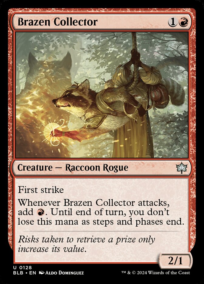 MTG Card Title: Brazen Collector BLB/128