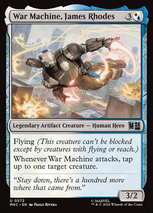 MTG Card Title: War Machine, James Rhodes MSC/572
