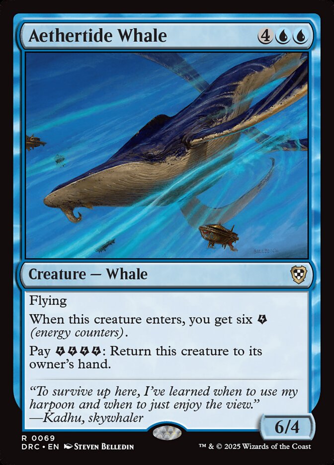 MTG Card Title: Aethertide Whale DRC/69