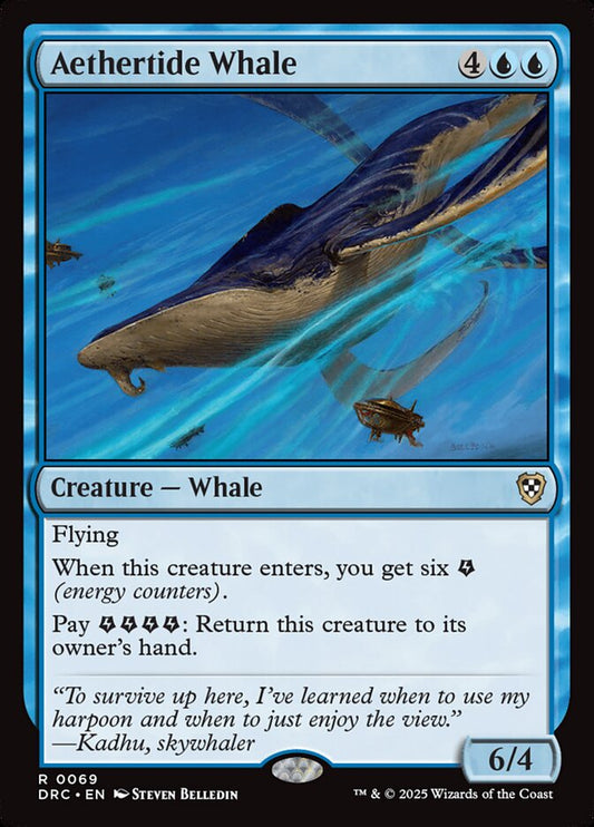 MTG Card Title: Aethertide Whale DRC/69