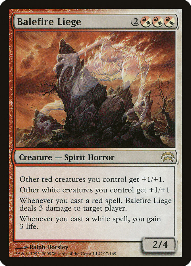 MTG Card Title: Balefire Liege HOP/97
