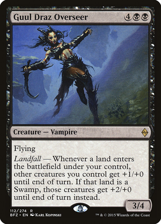 MTG Card Title: Guul Draz Overseer BFZ/112