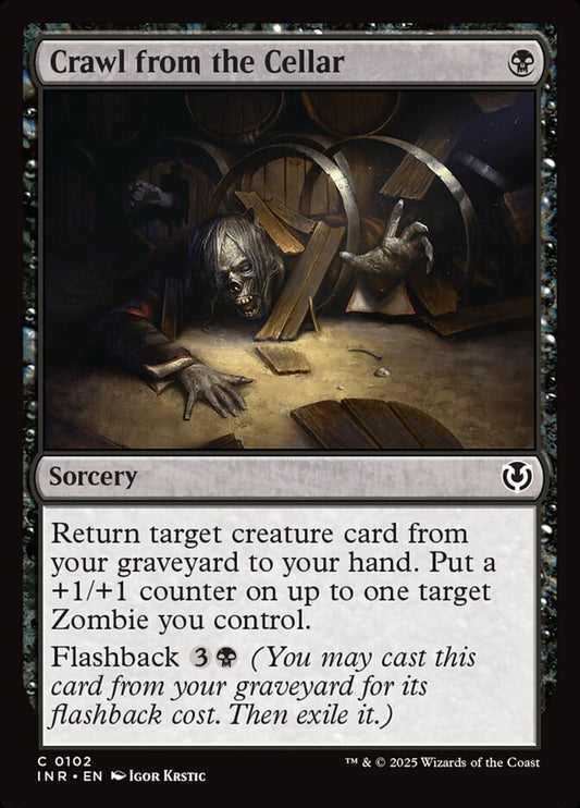 MTG Card Title: Crawl from the Cellar INR/102