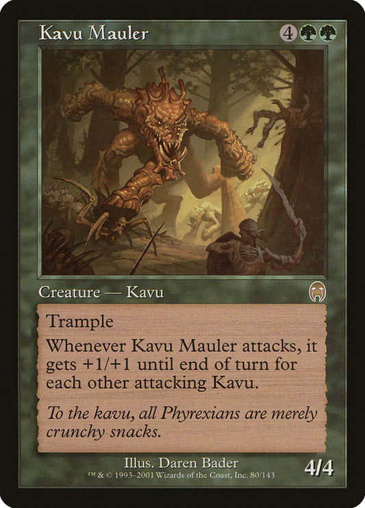 MTG Card Title: Kavu Mauler APC/80