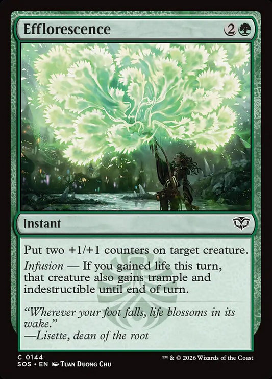 MTG Card Title: Efflorescence SOS/144
