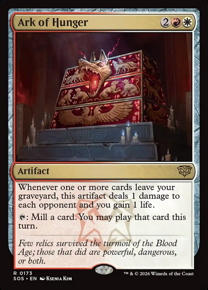 MTG Card Title: Ark of Hunger SOS/173