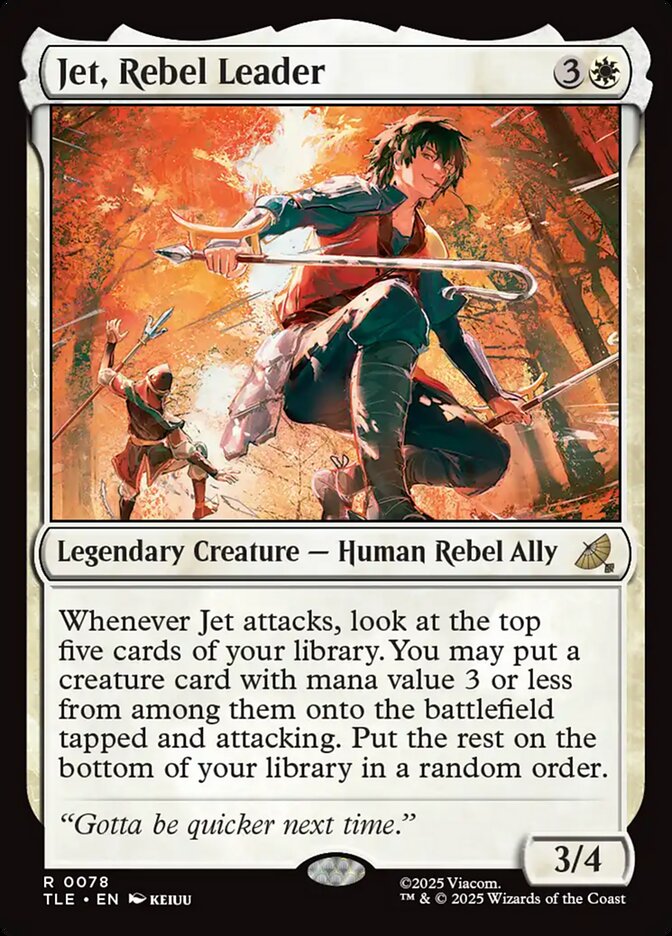 MTG Card Title: Jet, Rebel Leader TLE/78