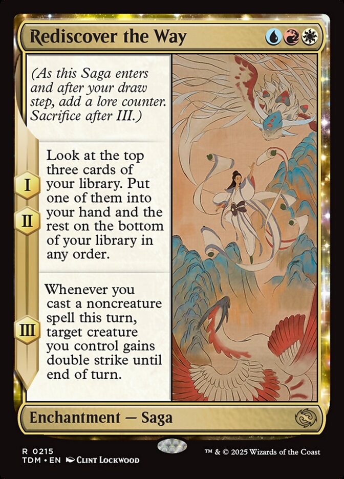 MTG Card Title: Rediscover the Way TDM/215