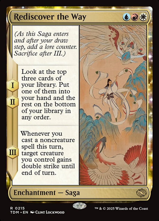 MTG Card Title: Rediscover the Way TDM/215
