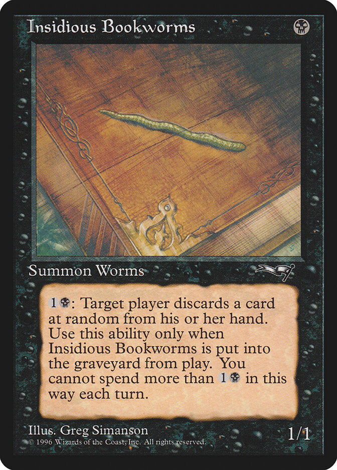 MTG Card Title: Insidious Bookworms ALL/51b