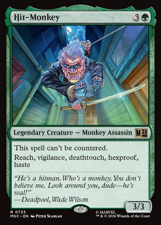 MTG Card Title: Hit-Monkey MSC/723