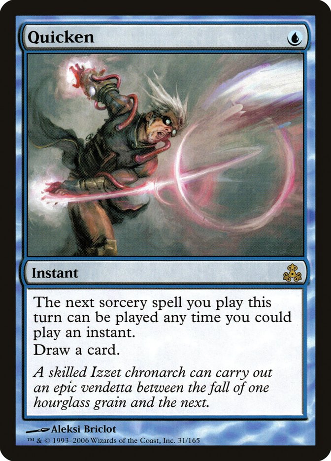 MTG Card Title: Quicken GPT/31
