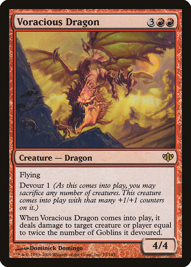 MTG Card Title: Voracious Dragon CON/75