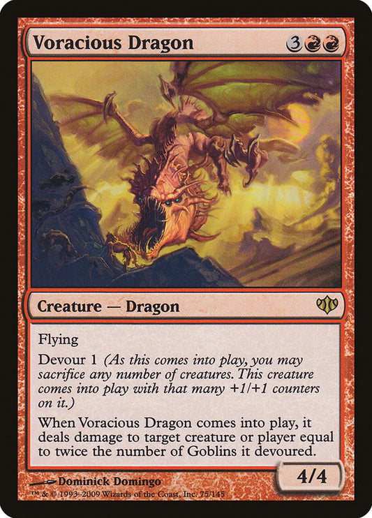 MTG Card Title: Voracious Dragon CON/75