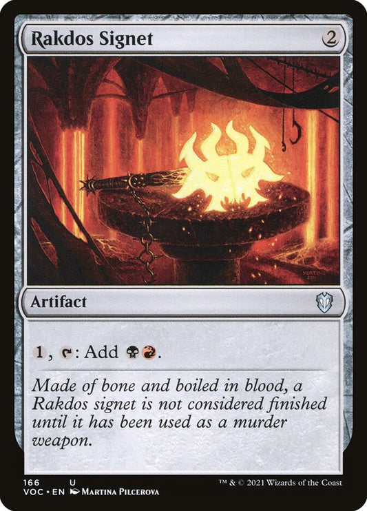 MTG Card Title: Rakdos Signet VOC/166