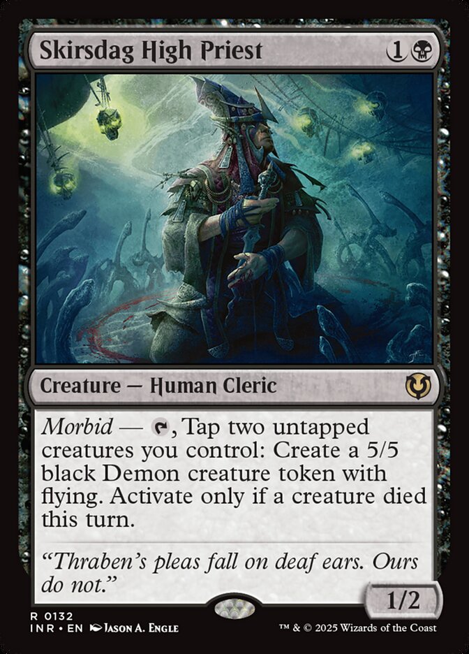 MTG Card Title: Skirsdag High Priest INR/132