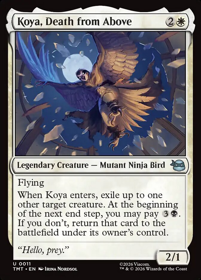 MTG Card Title: Koya, Death from Above TMT/11