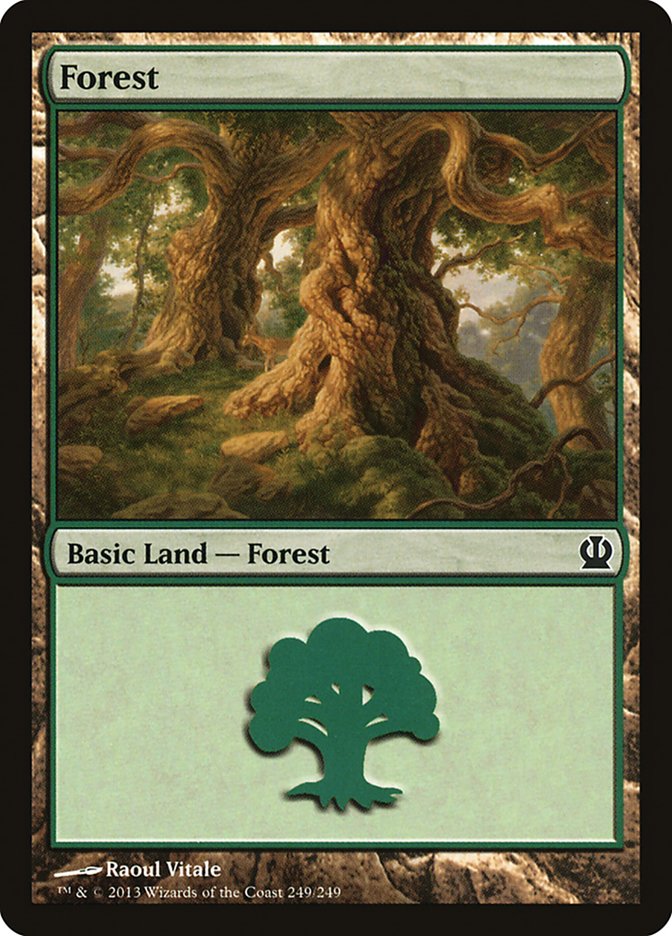 MTG Card Title: Forest THS/249