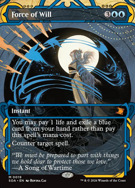 MTG Card Title: Force of Will SOA/19